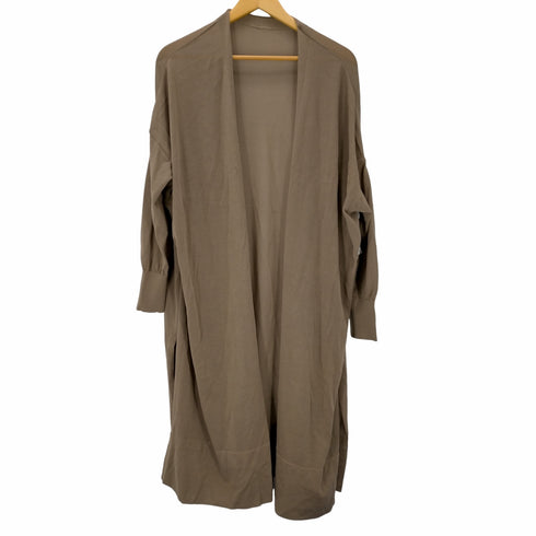 ミューズデドゥーズィエム クラス MUSE de Deuxieme Classe MUSE de Deuxieme Classe shake code Vネック ロング カーディガン ニット 長袖 茶 ブラウン /AO ■OS レディース レディース