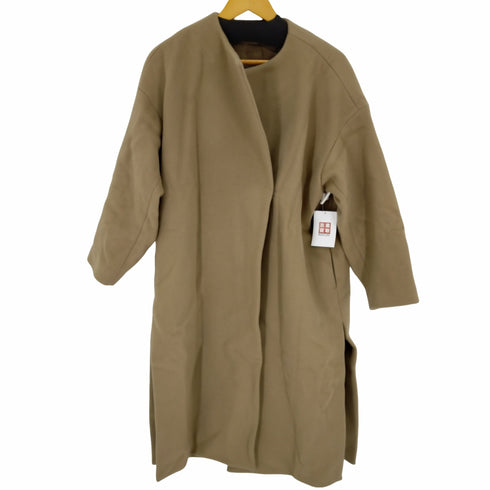 ドゥーズィエムクラス DEUXIEME CLASSE Beaver ノーカラーオーバーコート アウター ロング レディース