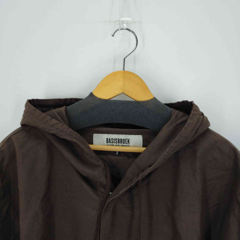バージズブルック BASIS BROEK シルク混モッズコート メンズ 2