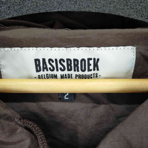 バージズブルック BASIS BROEK シルク混モッズコート メンズ 2