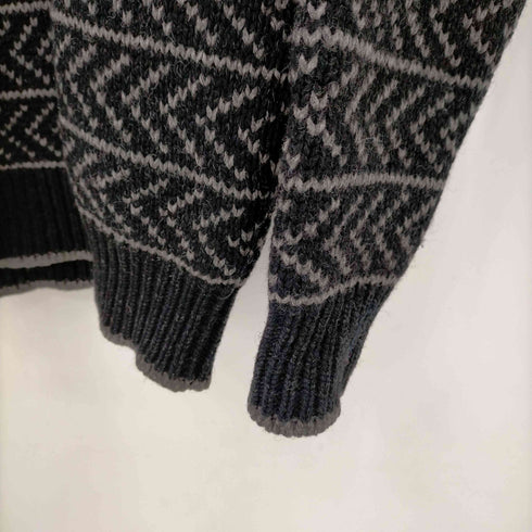 ギャップ Gap 90S 総柄 ウール プルオーバーニット メンズ JPN:S