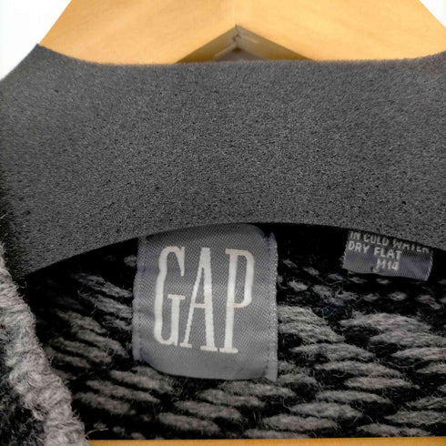 ギャップ Gap 90S 総柄 ウール プルオーバーニット メンズ JPN:S