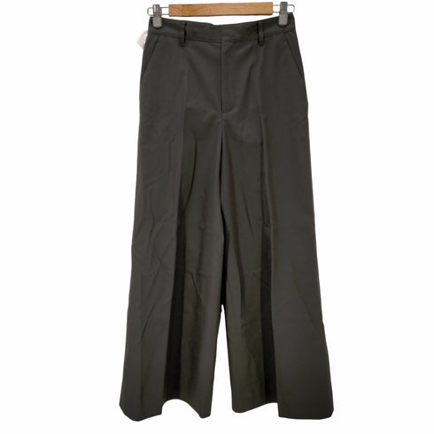 ノーブル Noble ノーブル NOBLE 22AW コンパクトツイルバギーパンツ ワイド センタープレス ジッパーフライ 38 チャコールグレー /DO ■OS レディース レディース JPN:38