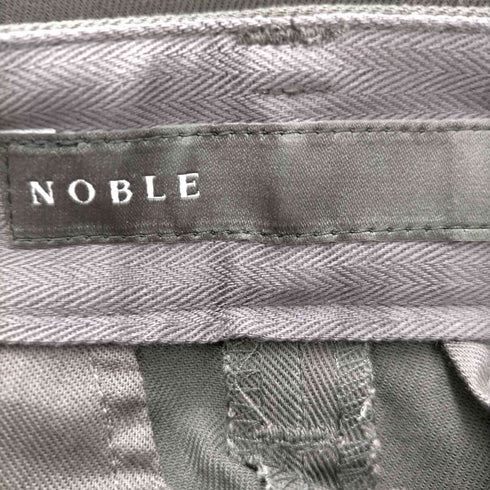 ノーブル Noble ノーブル NOBLE 22AW コンパクトツイルバギーパンツ ワイド センタープレス ジッパーフライ 38 チャコールグレー /DO ■OS レディース レディース JPN:38