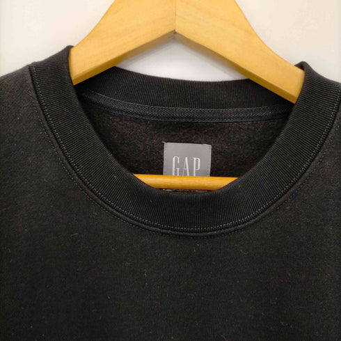 ギャップ Gap FLEECE CREWNECK TRUE BLACK スウェット メンズ JPN:L