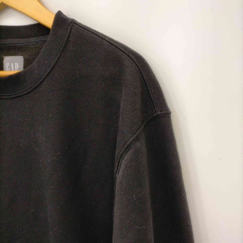 ギャップ Gap FLEECE CREWNECK TRUE BLACK スウェット メンズ JPN:L