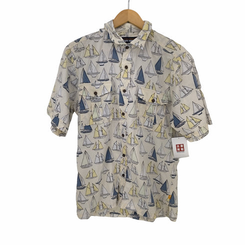 レインスプーナー Reyn Spooner コットン ヨット柄 S/S シャツ メンズ JPN:M