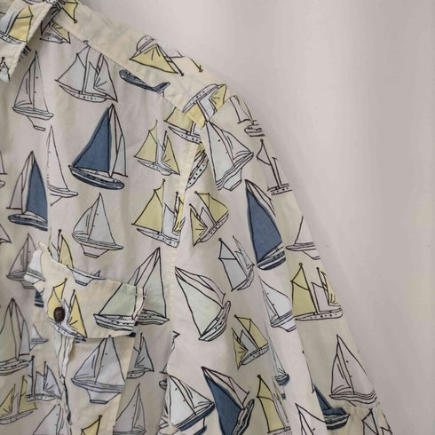 レインスプーナー Reyn Spooner コットン ヨット柄 S/S シャツ メンズ JPN:M