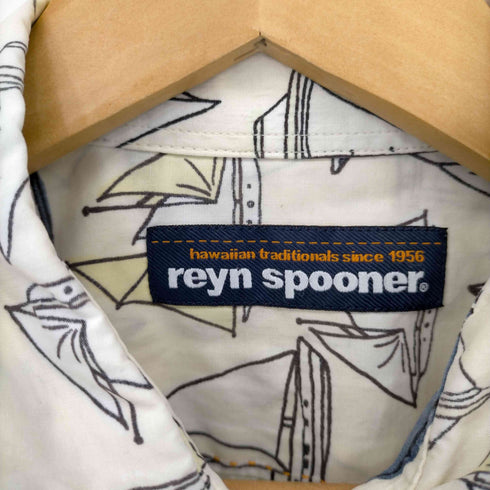 レインスプーナー Reyn Spooner コットン ヨット柄 S/S シャツ メンズ JPN:M