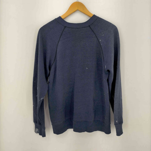 ソフィー SOFFE 80S~90S USA製 ラグラン ペンキ加工 カレッジプリント L/S スウェット メンズ JPN:L