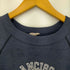 ソフィー SOFFE 80S~90S USA製 ラグラン ペンキ加工 カレッジプリント L/S スウェット メンズ JPN:L