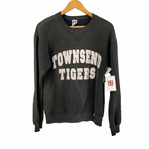 ラッセルアスレチック RUSSELL ATHLETIC 90S MADE IN USA ラバー2段プリントVガゼットスウェット TOENSEND TIGERS メンズ import:M