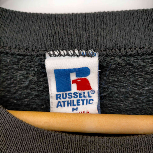 ラッセルアスレチック RUSSELL ATHLETIC 90S MADE IN USA ラバー2段プリントVガゼットスウェット TOENSEND TIGERS メンズ import:M