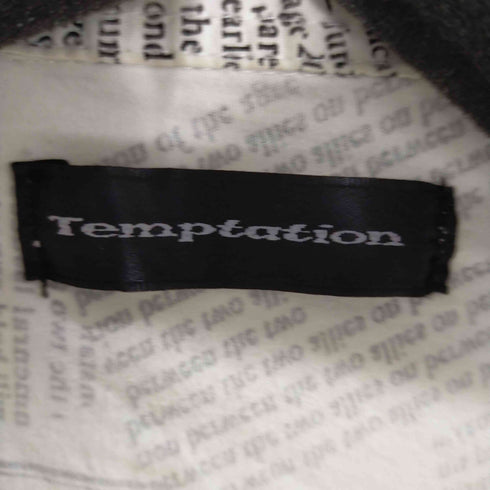 テンプテーション Temptation ニュースペーパー柄 シャツ メンズ ONE SIZE