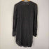 アレキサンダーマックイーン Alexander McQueen シルク ハーフボタン ワンピース ひざ丈 長袖 IT36 黒 ブラック /DF ■OS レディース レディース JPN:36