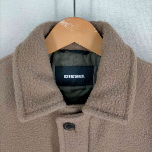 ディーゼル DIESEL 裏地キルティングウール混コート レディース