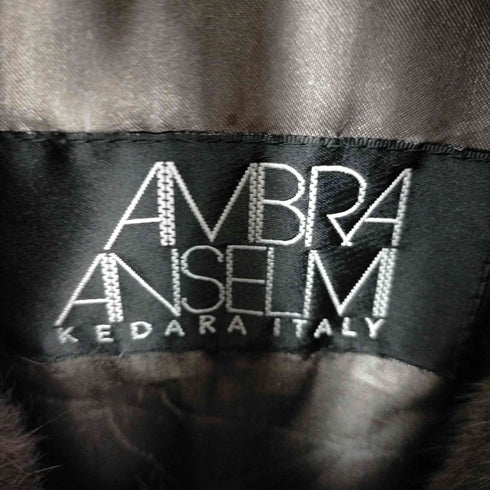 AMBRA ANSELMI ラビットファーコート レディース