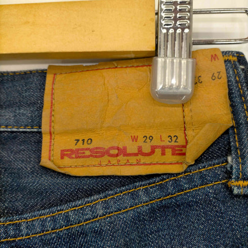 リゾルト RESOLUTE 710 セルビッチ ボタンフライデニムパンツ メンズ W29 L32