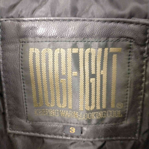 DOGFIGHT レザーダウンジャケット メンズ 3