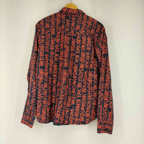 ステューシー Stussy 総柄 L/S シャツ メンズ import:L