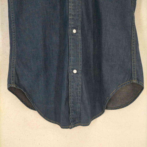 リーバイス Levis 50S ショートホーンタグ デニムウエスタンシャツ DOT SNAPPERボタン メンズ