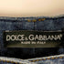 ドルチェアンドガッバーナ DOLCE&GABBANA ダメージ加工 ロゴプレート ジップフライ スリム レディース 42