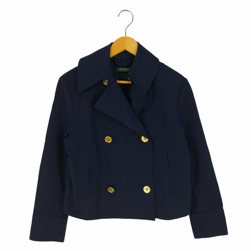 ローレンラルフローレン LAUREN RALPH LAUREN 金ボタン ショートトレンチジャケット レディース 0