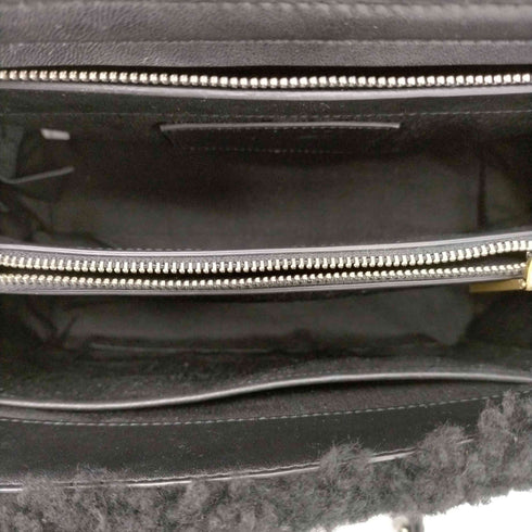マークジェイコブス MARC JACOBS MARC JACOBS WESTEND SHRL SMALL TOP HANDLE ハンドバッグ ワンハンドル ショルダーバッグ 2way ボア レザー 黒 ブラック M0009583 /YO20 レディース レディース