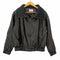 ロペ ROPE ロペ ROPE 22AW フェイクレザーニット襟ブルゾン ジャケット ジップアップ ショート 総裏地 ウール混 38 黒 ブラック /DO ■OS レディース レディース JPN:38