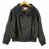 ロペ ROPE ロペ ROPE 22AW フェイクレザーニット襟ブルゾン ジャケット ジップアップ ショート 総裏地 ウール混 38 黒 ブラック /DO ■OS レディース レディース JPN:38