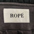 ロペ ROPE ロペ ROPE 22AW フェイクレザーニット襟ブルゾン ジャケット ジップアップ ショート 総裏地 ウール混 38 黒 ブラック /DO ■OS レディース レディース JPN:38