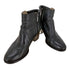 ジミーチュウ JIMMY CHOO ブーツ サイドジップ チャンキーヒール ショート レザー レディース JPN:24