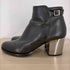 ジミーチュウ JIMMY CHOO ブーツ サイドジップ チャンキーヒール ショート レザー レディース JPN:24