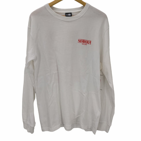 ニューエラ NEW ERA NEW YORK バックプリント クルーネック ロングTシャツ メンズ import:L