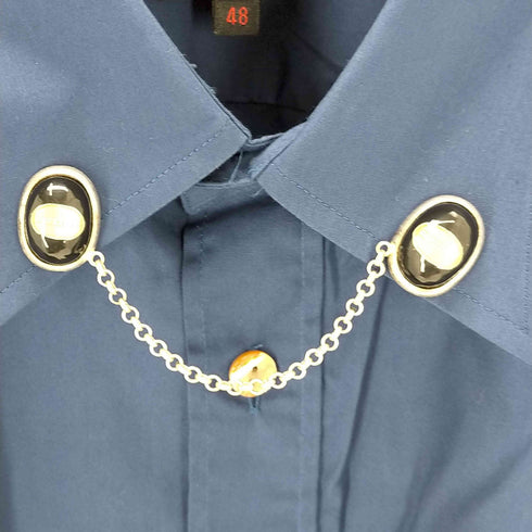 ジャンポールゴルチエクラシック Jean Paul GAULTIER CLASSIQUE 00s 襟 装飾 ドレスシャツ メンズ JPN:48
