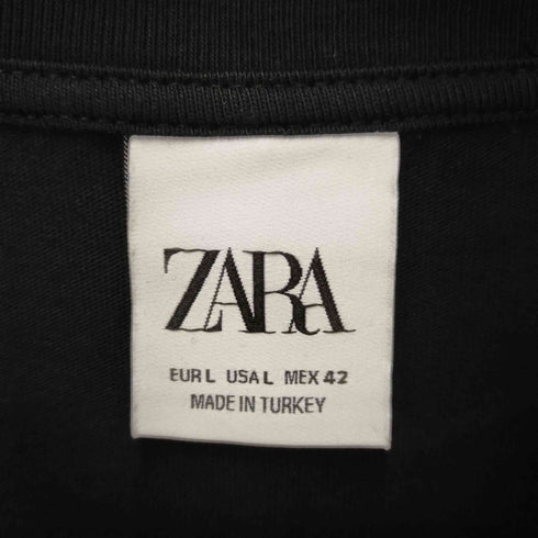 ザラ ZARA フロントプリントTシャツ メンズ JPN:L