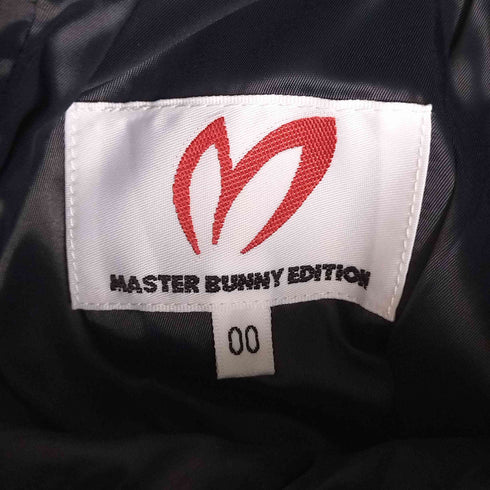 マスターバニーエディション MASTER BUNNY EDITION アンゴラ混 ラメストライプ 2タックテーパードパンツ レディース 00