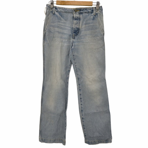 ロンハーマンヴィンテージ R.H.VINTAGE R.H.vintage デニムパンツ ジーンズ ダメージ加工 USED加工 ボタンフライ S 水色 ライトブルー /DF ■OS レディース レディース JPN:S