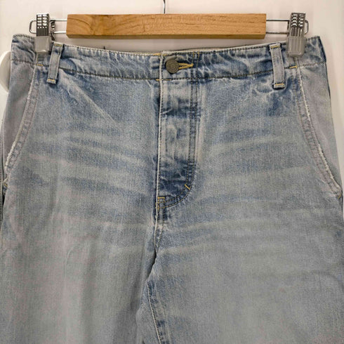 ロンハーマンヴィンテージ R.H.VINTAGE R.H.vintage デニムパンツ ジーンズ ダメージ加工 USED加工 ボタンフライ S 水色 ライトブルー /DF ■OS レディース レディース JPN:S