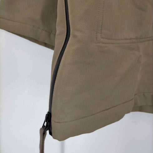 クラネ CLANE 22AW SIDE OPEN WIDE ANORAK ジャケット ブルゾン プルオーバー フード ファスナースリット 1 茶 ブラウン /ES ■OS レディース レディース JPN:1