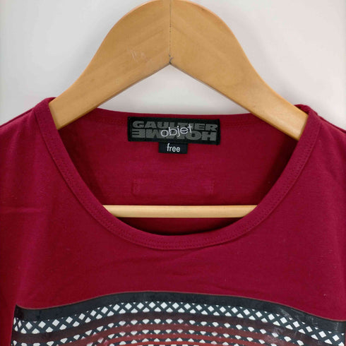 ゴルチエオムオブジェ GAULTIER HOMME objet 00s ロゴプリントtシャツ メンズ FREE