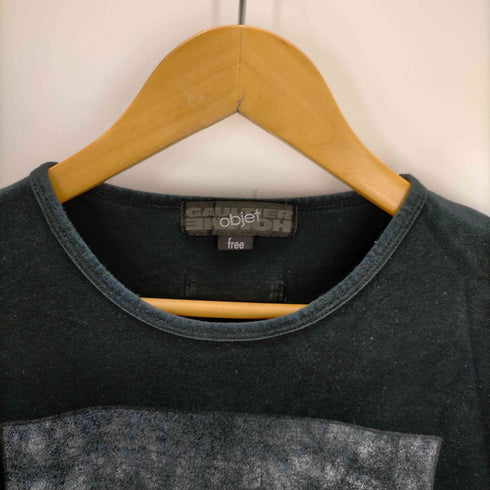 ゴルチエオムオブジェ GAULTIER HOMME objet 00sロゴプリントtシャツ メンズ FREE