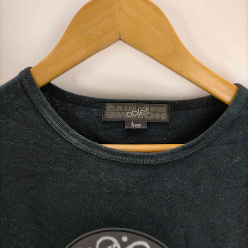ゴルチエオムオブジェ GAULTIER HOMME objet 00s サークルロゴプリントtシャツ メンズ FREE