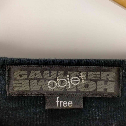 ゴルチエオムオブジェ GAULTIER HOMME objet 00s サークルロゴプリントtシャツ メンズ FREE
