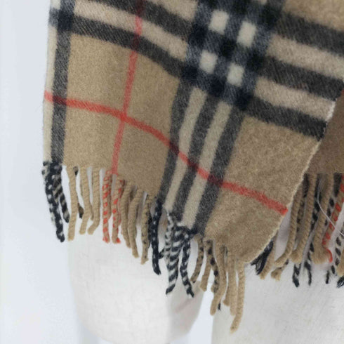 バーバリーズ BURBERRYS PURE CASHMERE ピュアカシミヤ チェック マフラー メンズ