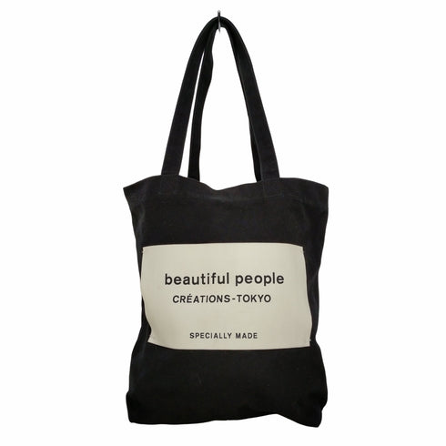 ビューティフルピープル beautiful people ネームタグ トートバッグ メンズ