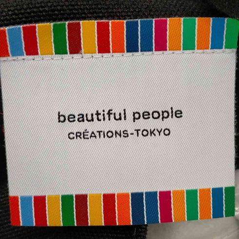 ビューティフルピープル beautiful people ネームタグ トートバッグ メンズ