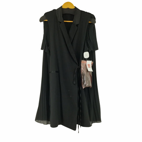 ザラ ZARA バックプリーツロングジレ レディース US M