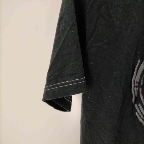 イッセイミヤケメン ISSEY MIYAKE MEN ステッチ ラバープリントTシャツ メンズ FREE