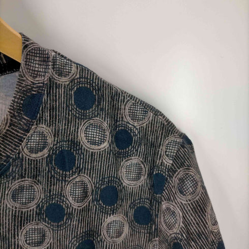 イッセイミヤケメン ISSEY MIYAKE MEN ドットプリントVネックTシャツ メンズ FREE